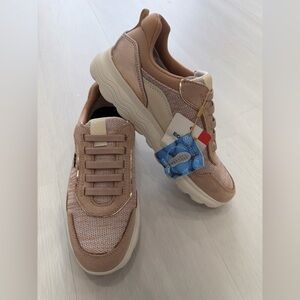 Geox Women's Pink "Spheric" Sneakers 7.5